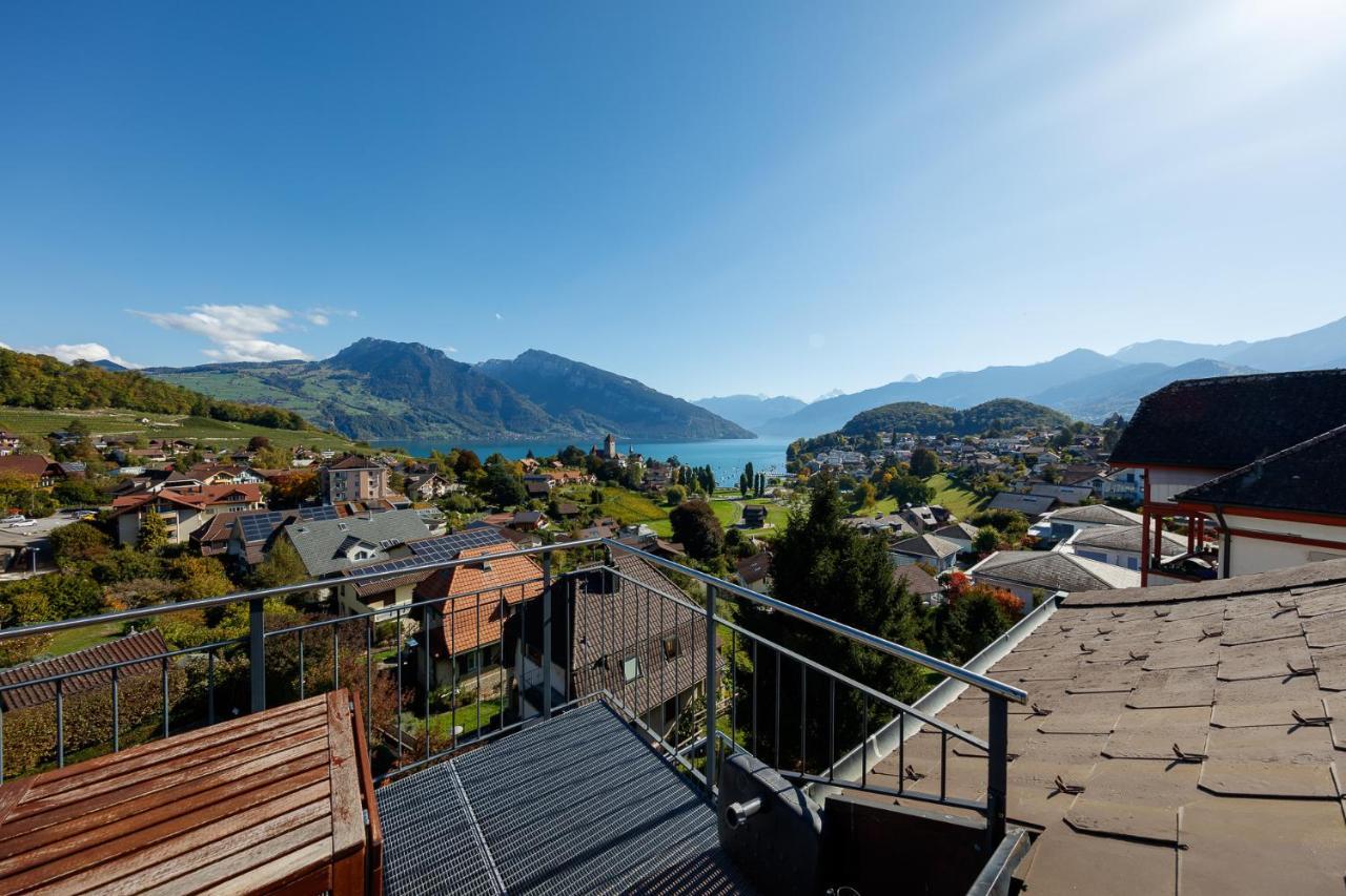 Berg & Berg Apartments - Spiez Self-Check-In Buitenkant foto