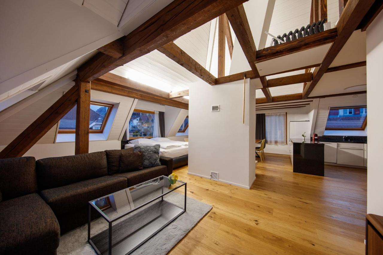 Berg & Berg Apartments - Spiez Self-Check-In Buitenkant foto