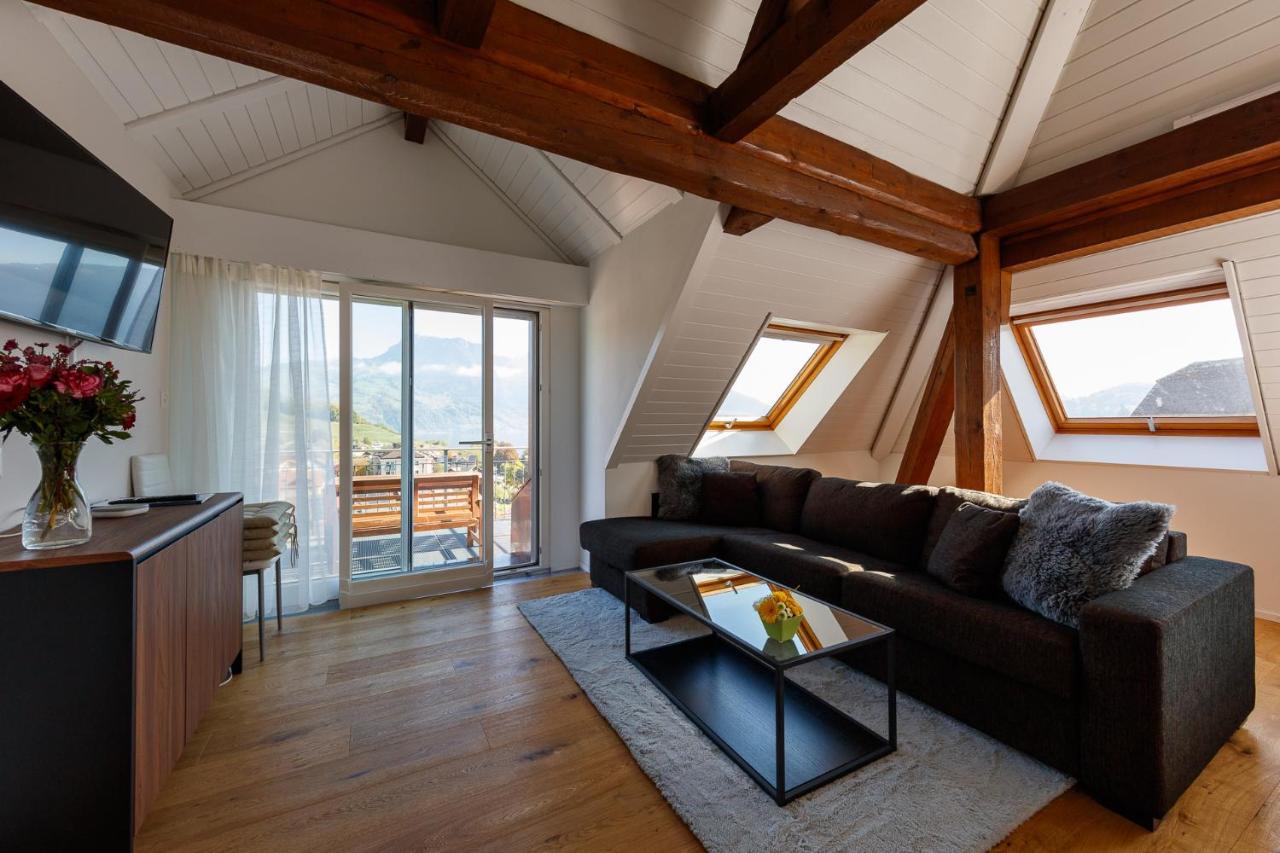 Berg & Berg Apartments - Spiez Self-Check-In Buitenkant foto